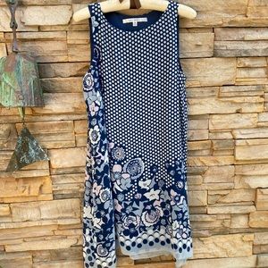 Max Studio Polka Dot and Floral Dress